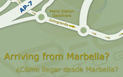 Arriving from Marbella?